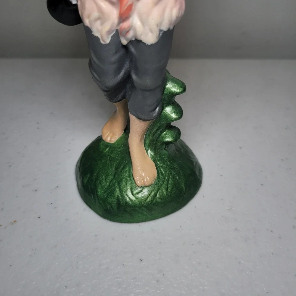 Pacific Mold Vintage Ceramic Nativity Piece Shepherd Girl‎ with Lamb 7 Inch